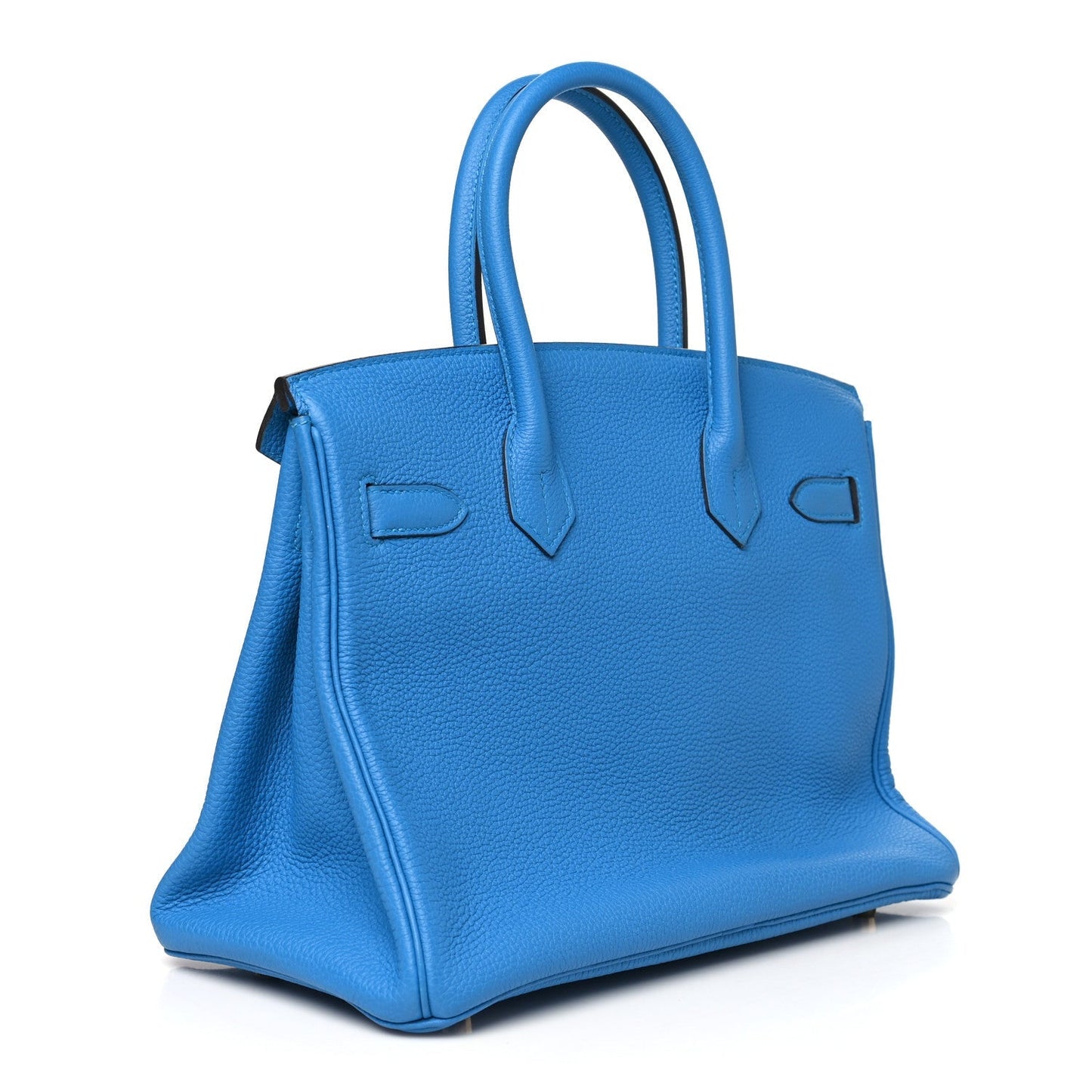 Hermes Togo Birkin Bleu Zanzibar Handbag Travel Bag