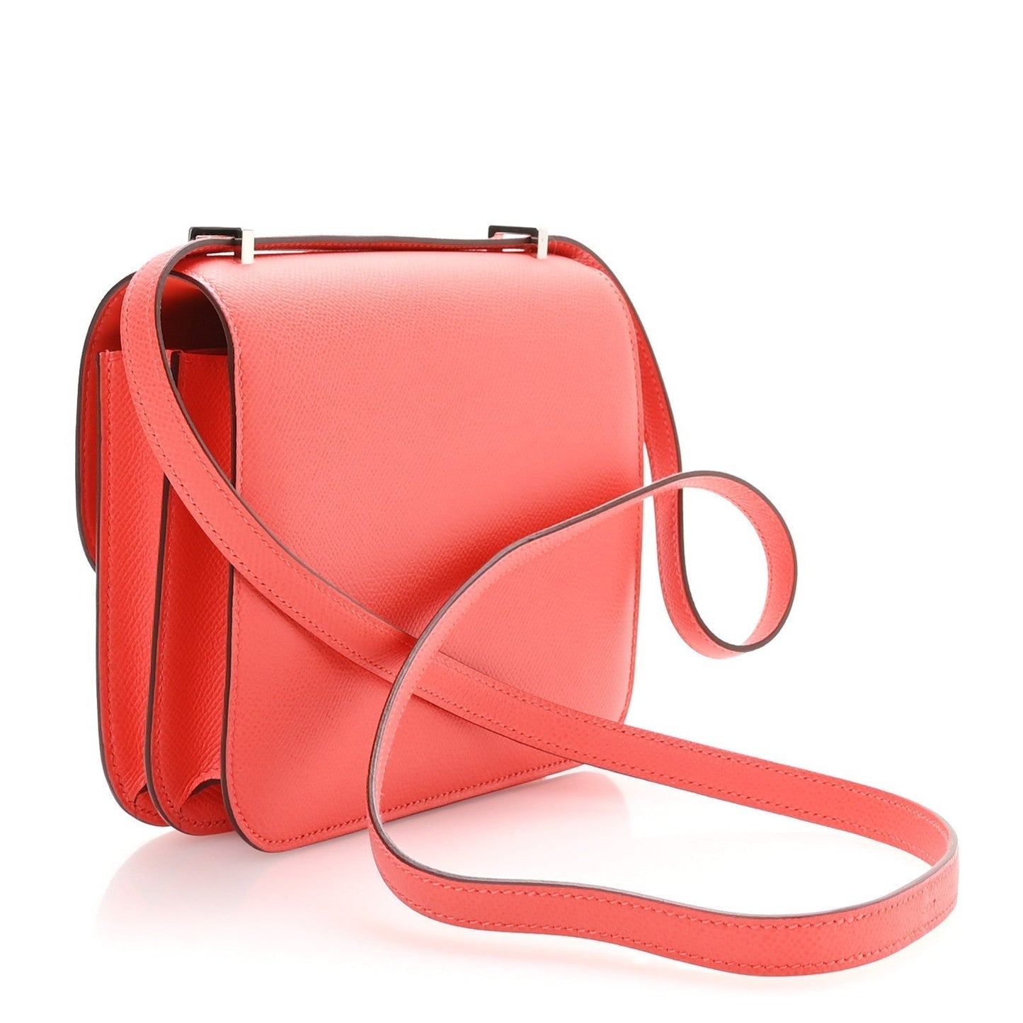 Hermes Epsom Constance Field Handbag Orange Travel Bag