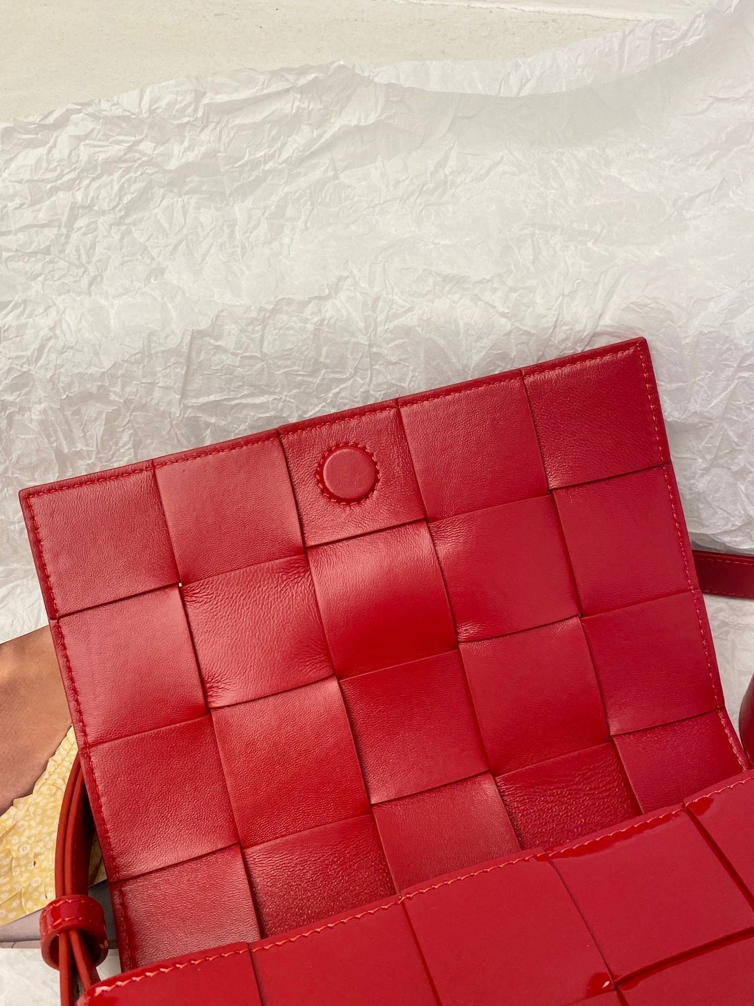 Top Quality Cassette For Women Bags Red Travel Bag