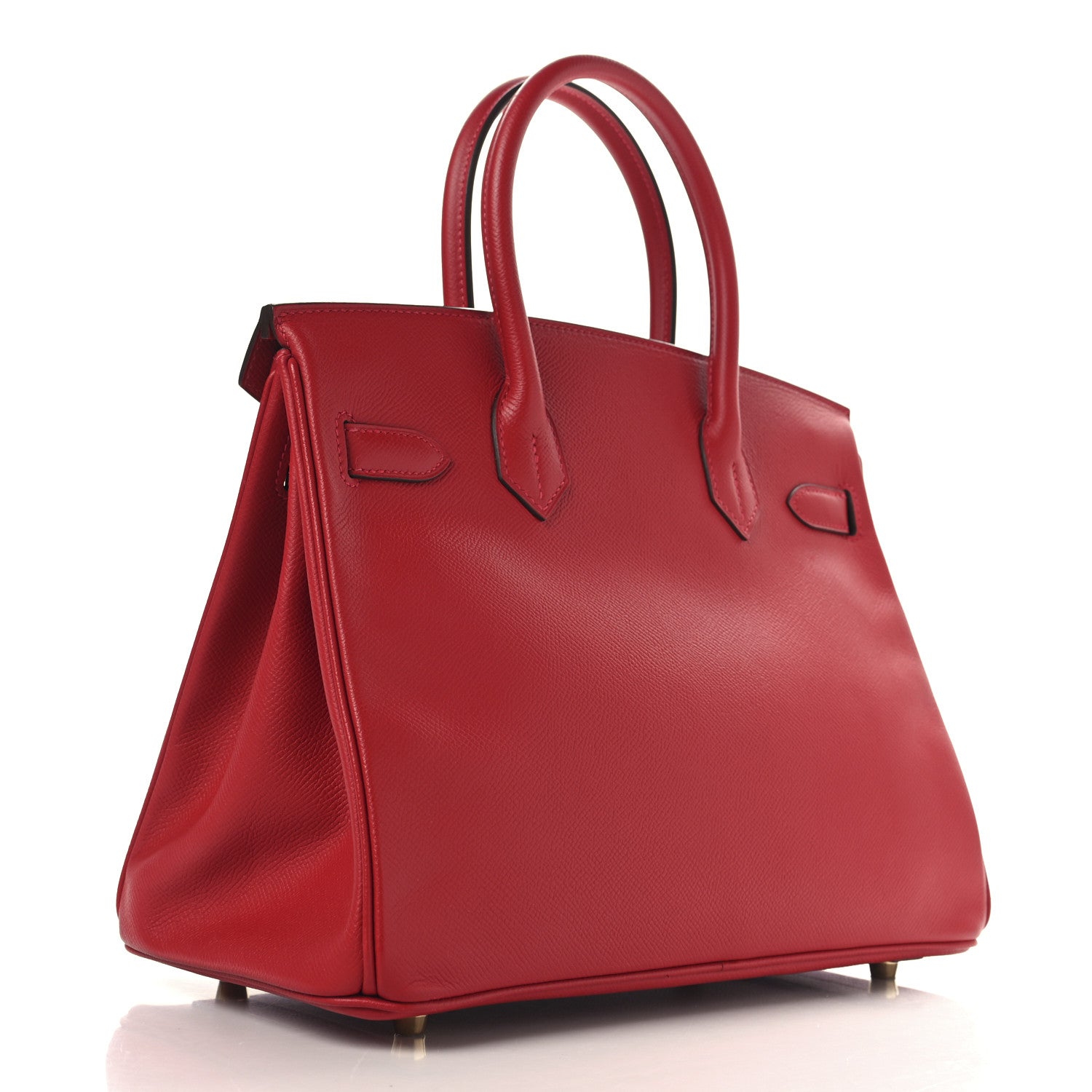 Hermes Epsom Birkin Rouge Cas Ue Handbag Travel Bag