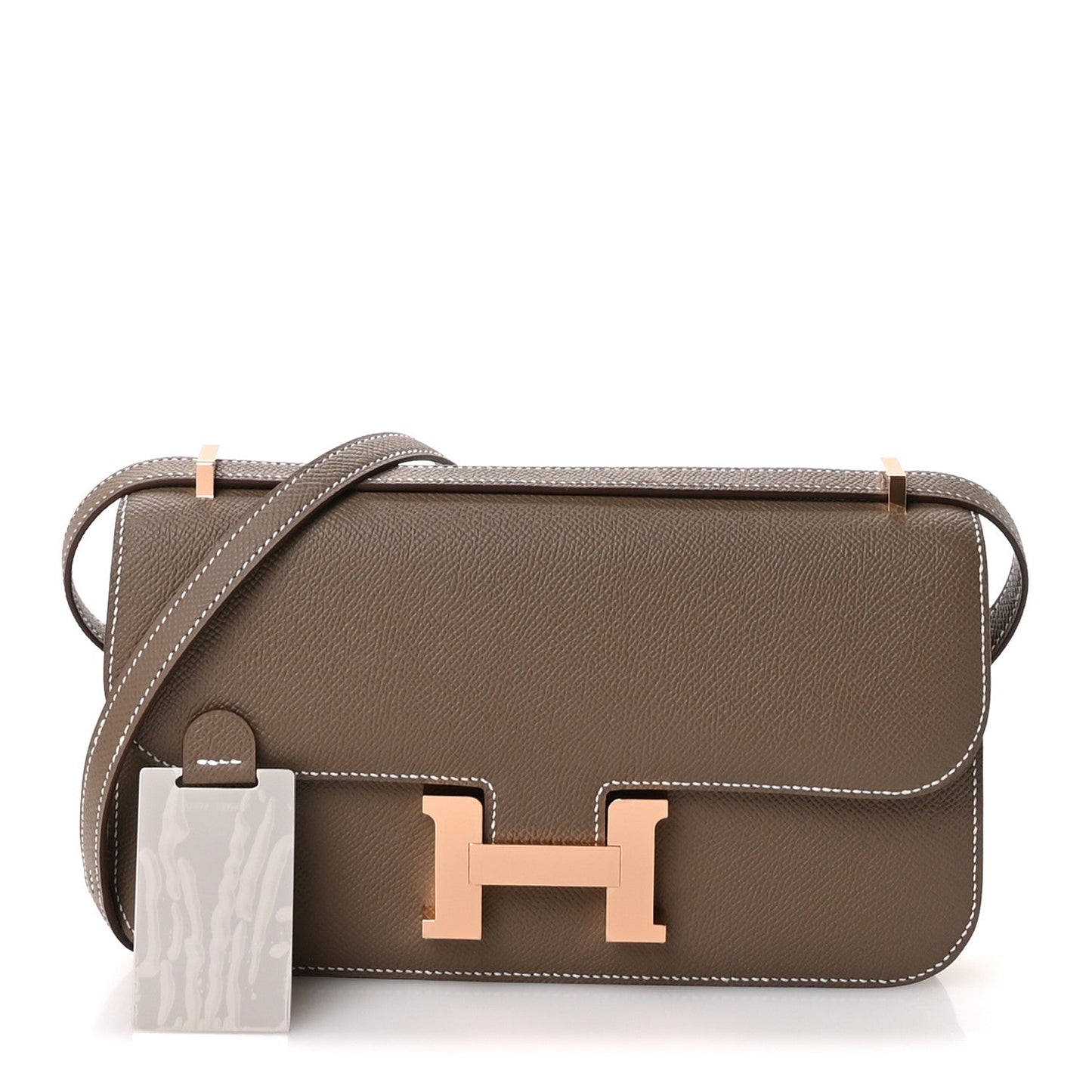 Hermes Epsom Constance Elan Etoupe Handbag Travel Bag 25 Etoupe 1731222
