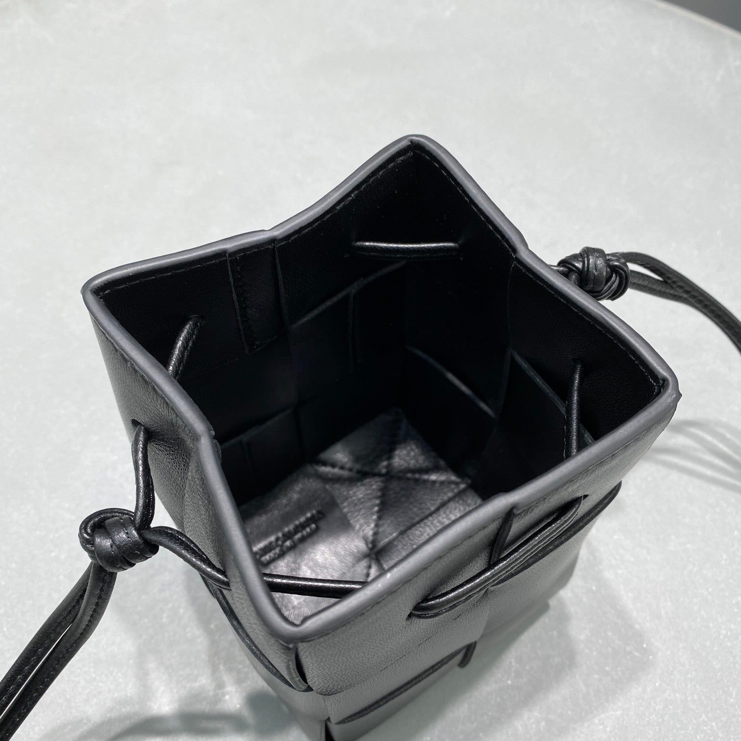 Top Quality Cassette Bag For Women Bags Black Mini Bucket Bag