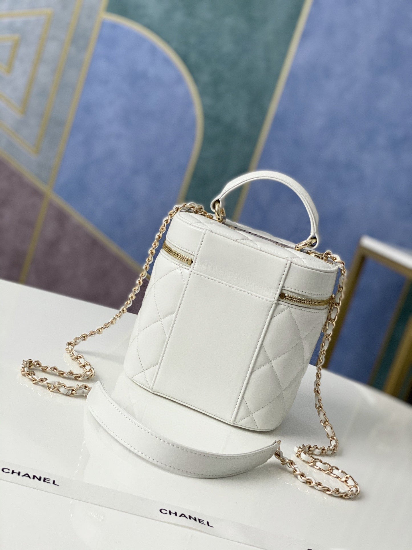 Chlvanity Case Hardware For Women Handbags Shoulder White Gold Shoulder Bag