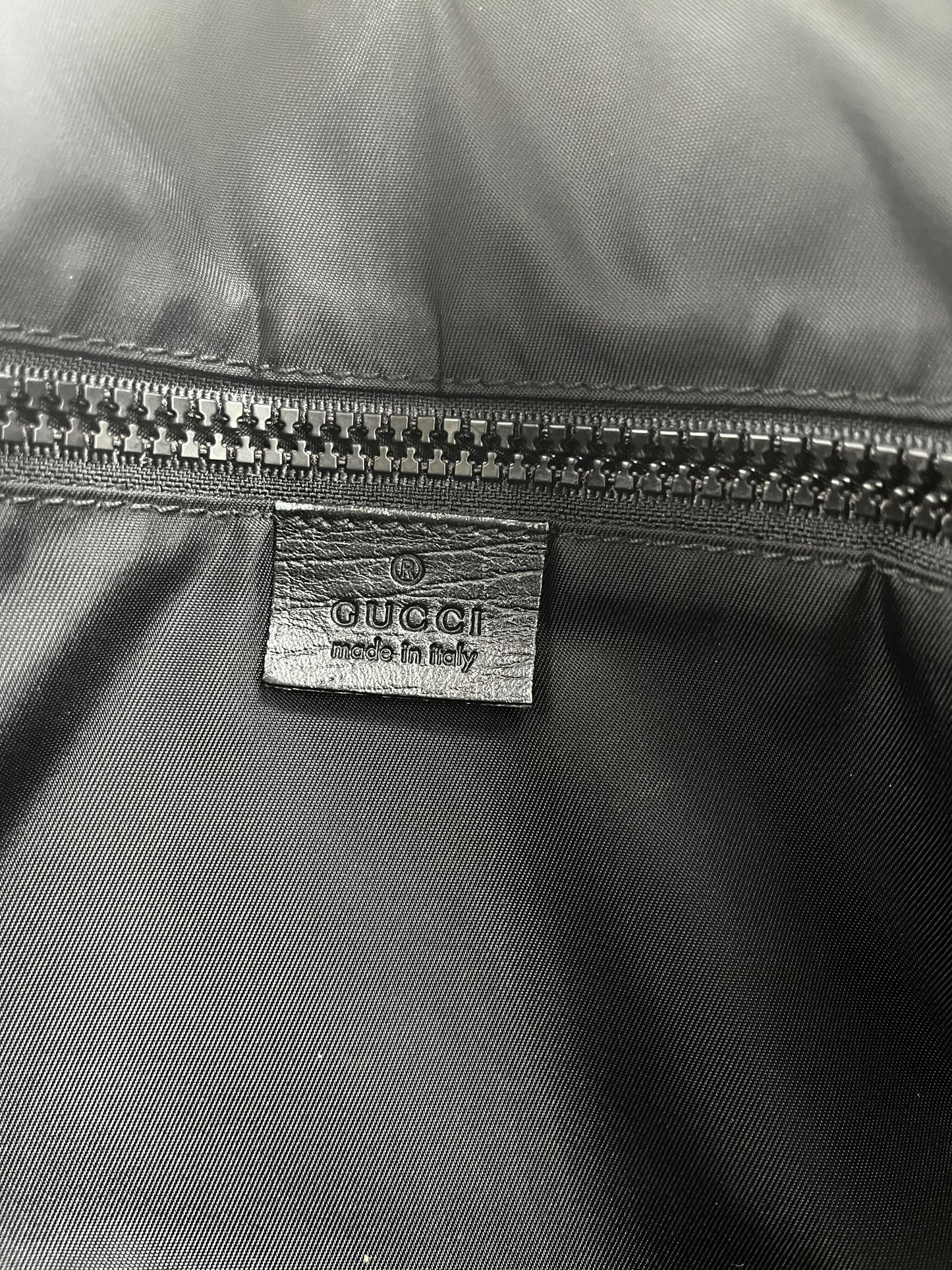 Gucci Gg Supreme Shoulder Bag Canvas Black Leather Shoulder Bag Bag