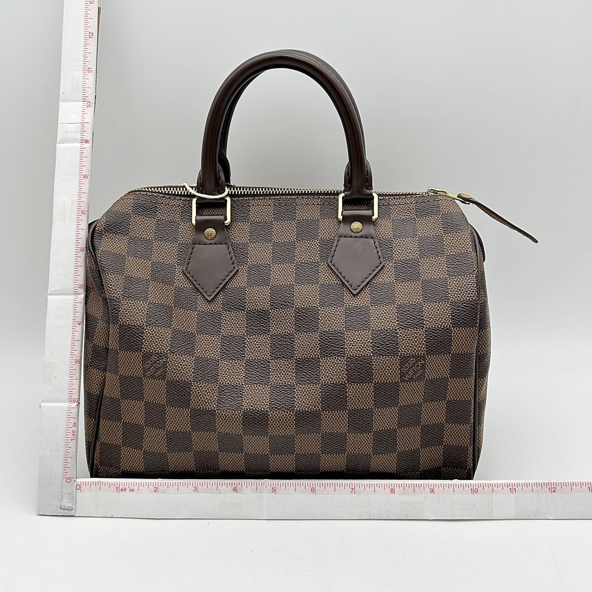 Louis Vuitton Coated Canvas Speedy 25   - Brown Handle Bags, Handbags B0503FR26D