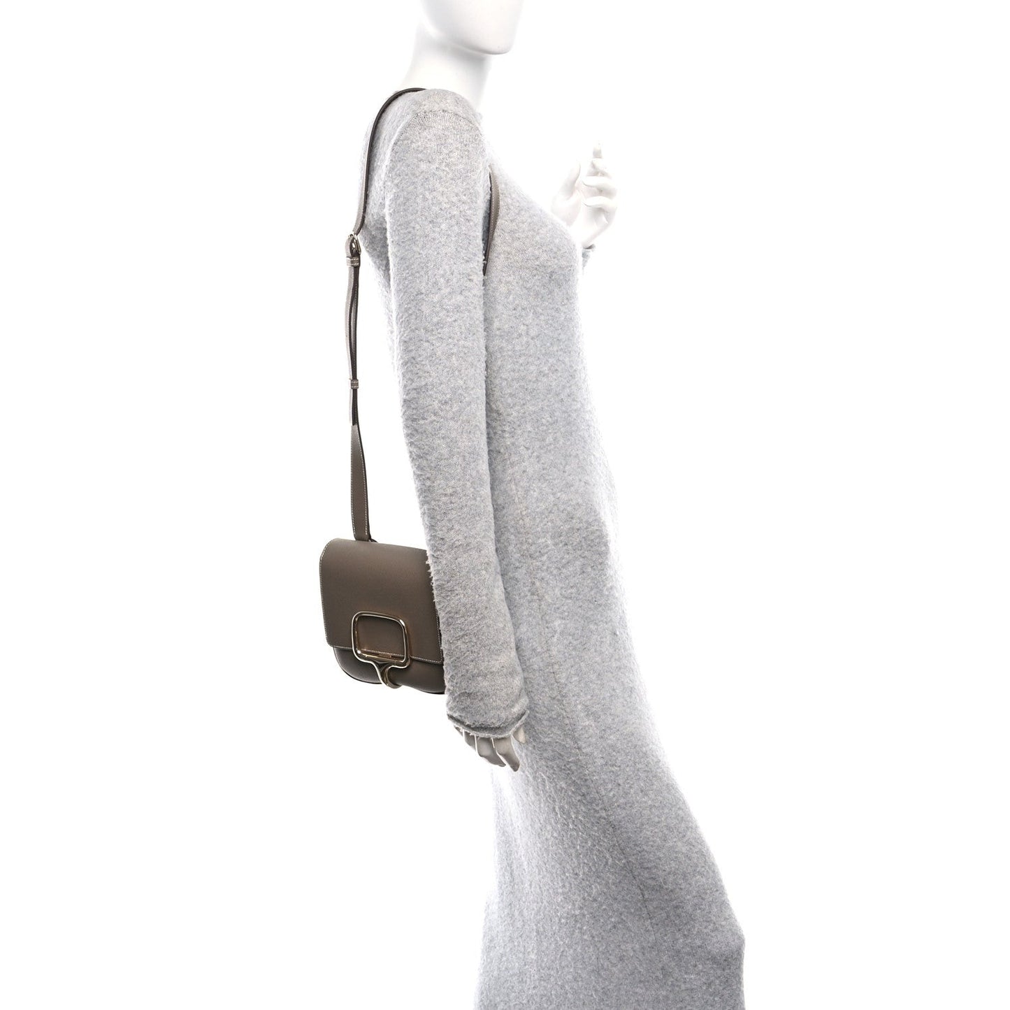 Hermes Epsom Della Cavalleria Etoupe Handbag Mini Travel Bag