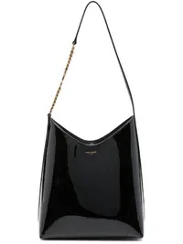 YSL Saint Laurent Saint Laurent Trending Rendez Vous Patent Shoulder Leather Black Shoulder Bag