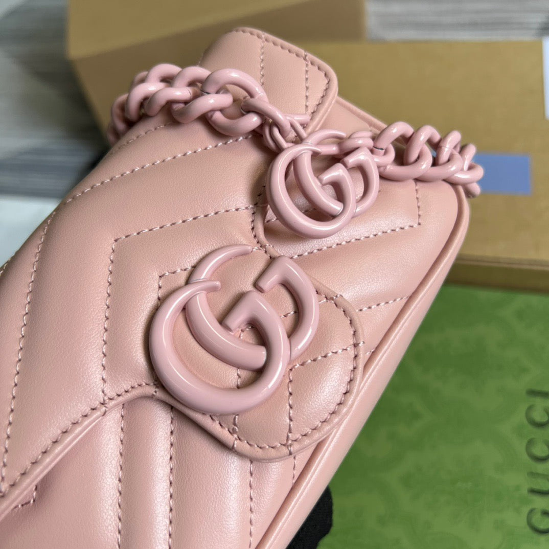 gg Marmont Super , ’s Pink Mini Travel Bag