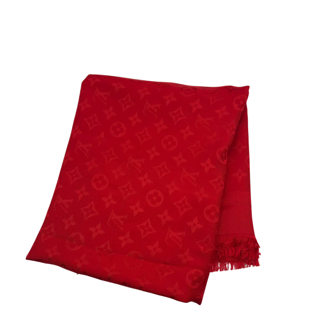 Louis Vuitton Monogram Classic Shawl Silk/Wool Scarf