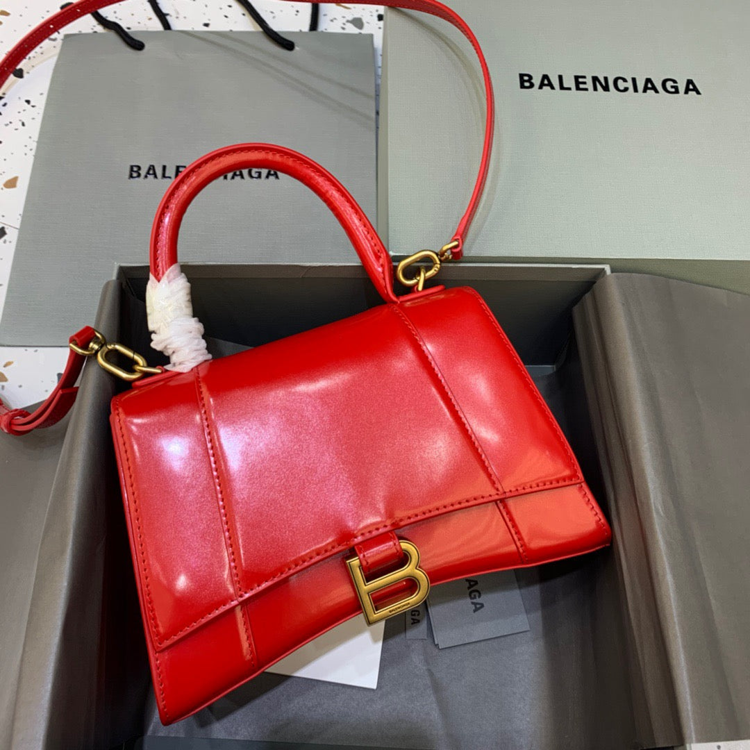 Top Quality Hourglass Handbag In Bright For Red Small Travel Bag