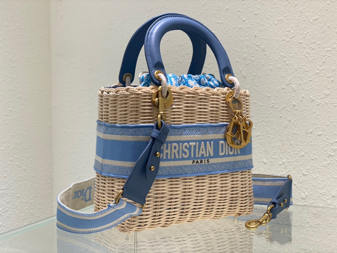 Lady Cd Blue Mini Travel Bag Cd M0505Omvdm808