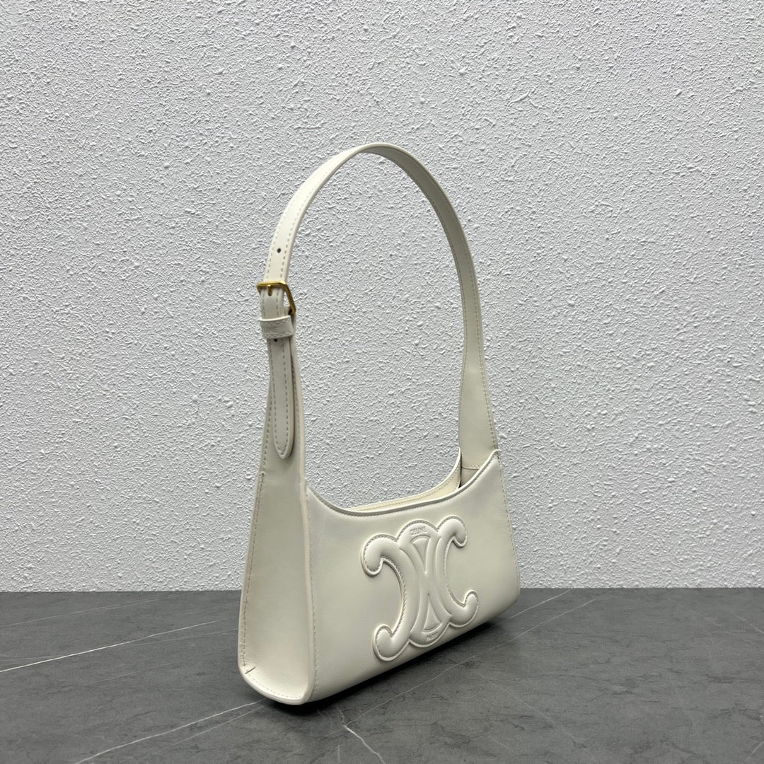 Top Quality Cuir Triomphe Shoulder Bag For White 94In24Cm 6806