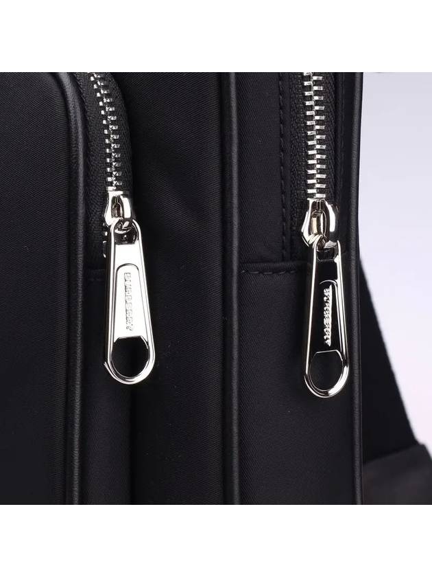 Burberry Luxury Print Kieran Cross Bag Black Logo Travel Bag