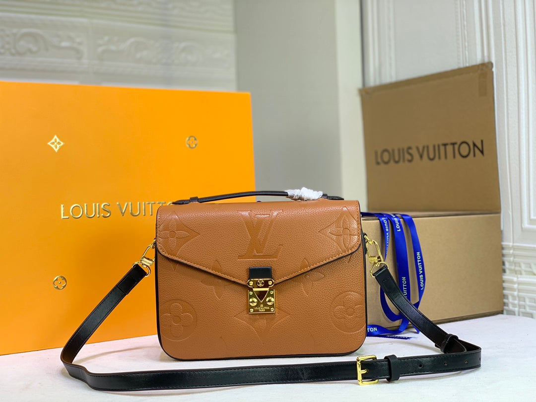 Top Quality Pochette Metis Empreinte Caramel For Monogram Crossbody Bag