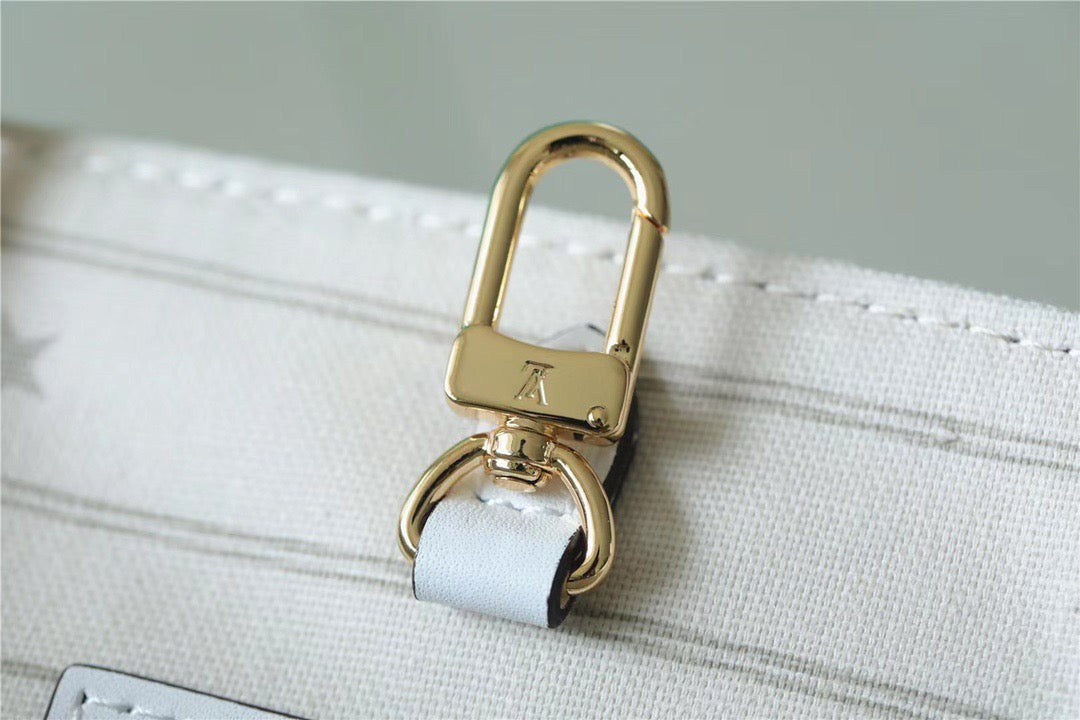 Top Quality Onthego Gm Giant And Yellow Raffia Monogram Crossbody Bag