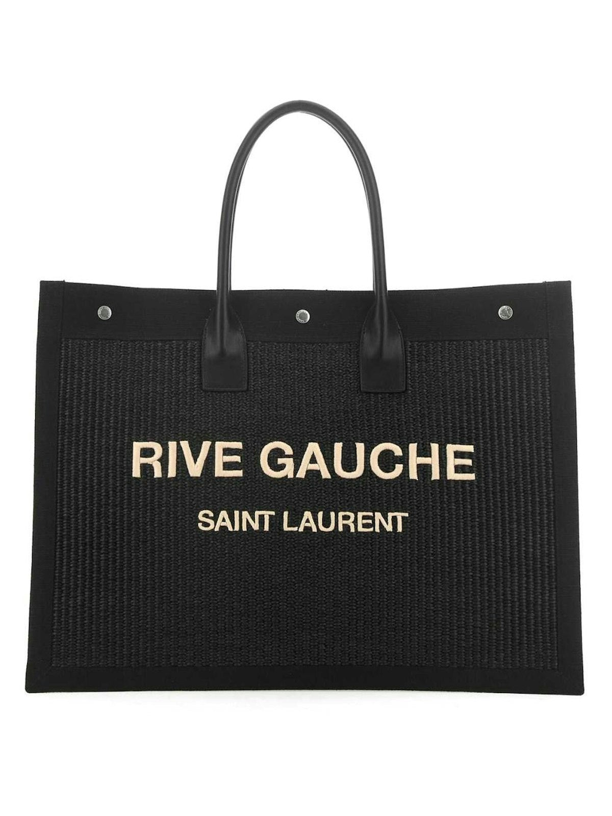 YSL Saint Laurent Saint Laurent Trending Men Rive Gauche Tote Black Tote Bag Black 5094152M21E