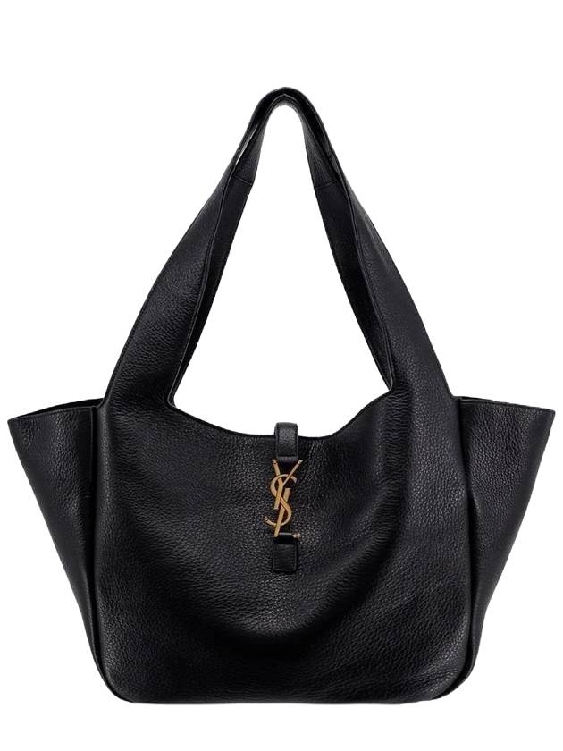 YSL Saint Laurent Luxury Trending Bea Grained Tote Bag Leather Black