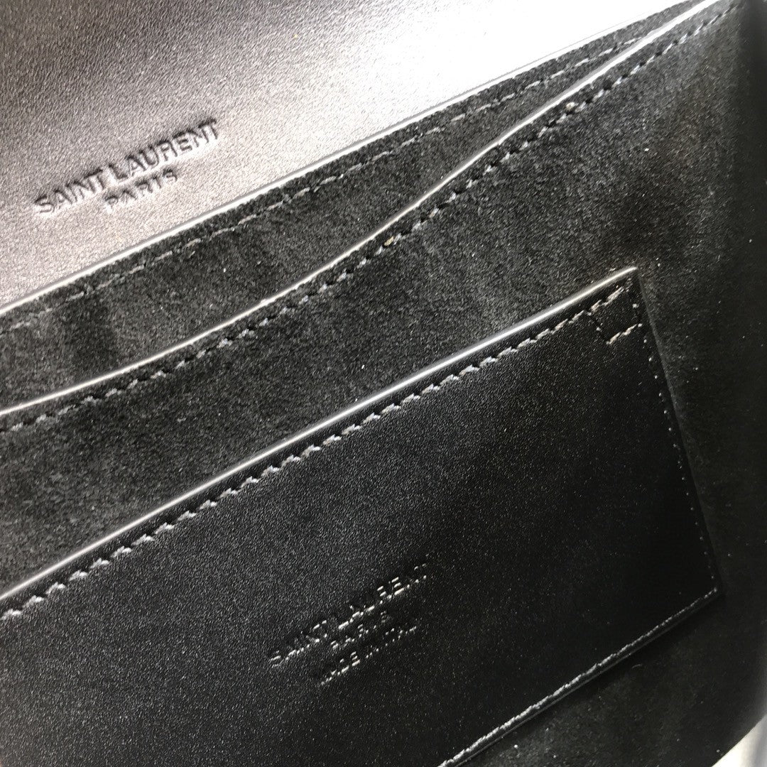 YSL Saint Laurent YSL Top Quality Kaia Metop Qualityum Shoulder Black Shoulder Bag