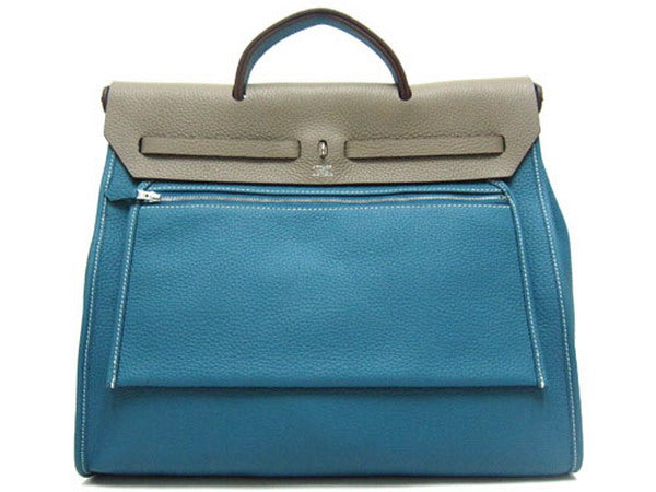 Hermes Luxury Herbag Ladies Way Canvas Travel Bag