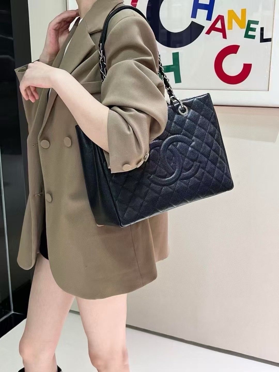 Chanel GST tote bag **cm black