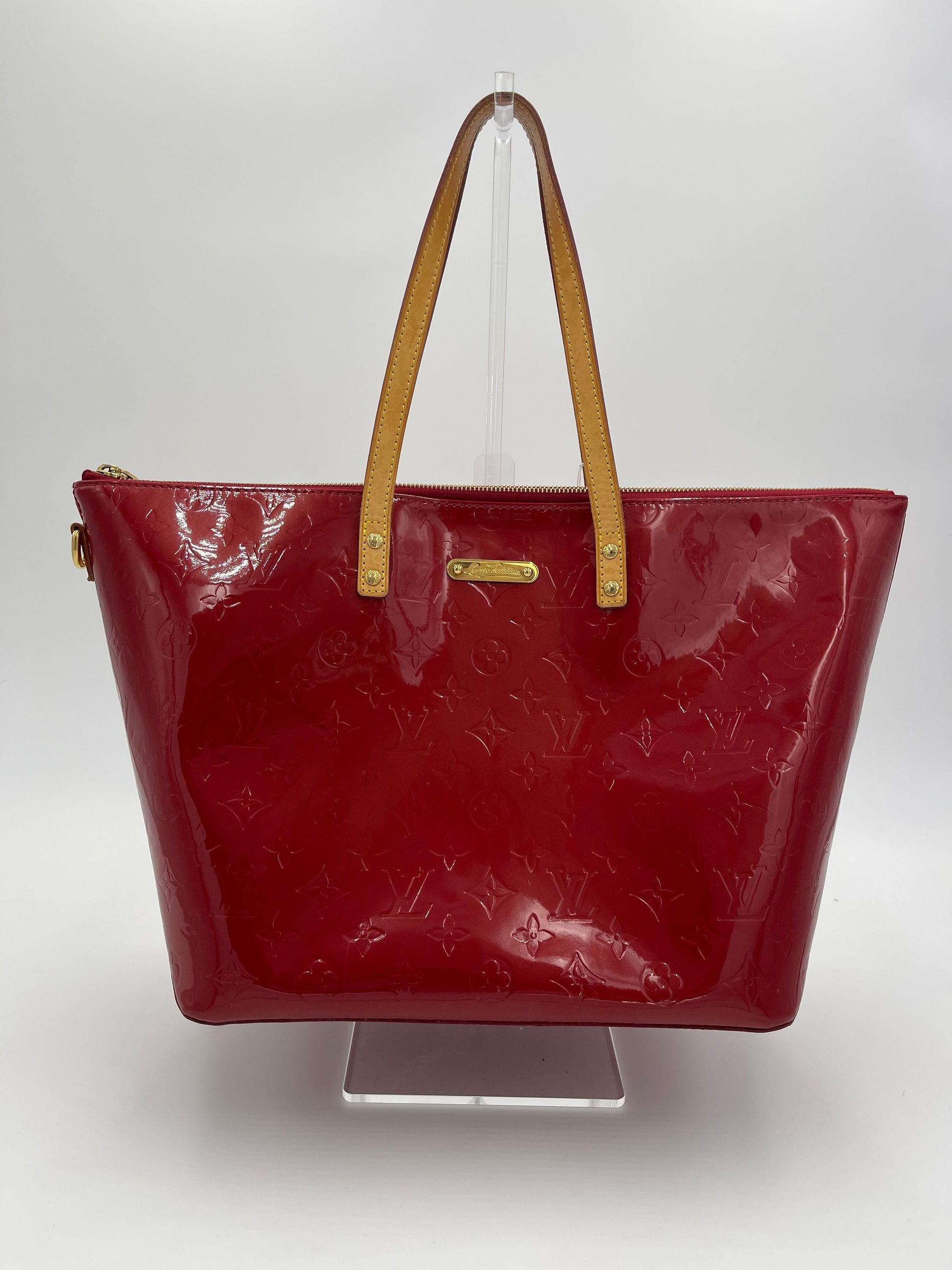 Louis Vuitton Monogram Vernis Reade PM   - Red Handle Bags, Handbags AG189O