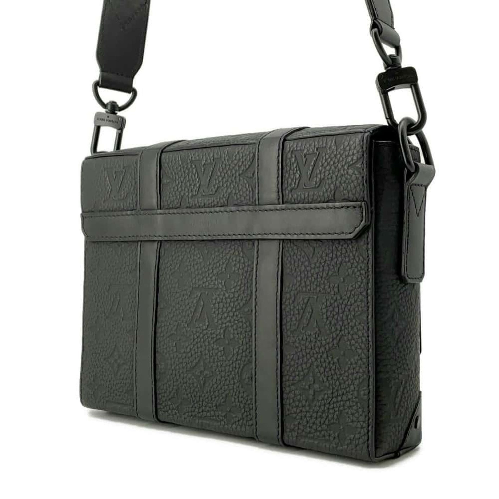 Louis Vuitton Taurillon  Noir Leather Shoulder Bag