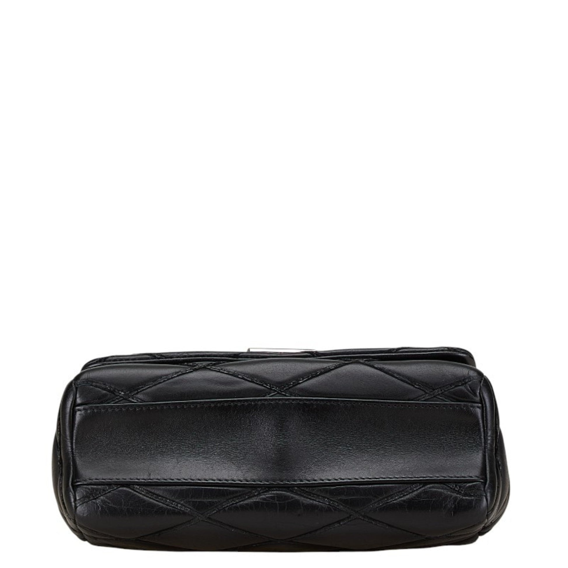Louis Vuitton Malletage  Noir Leather Shoulder Bag