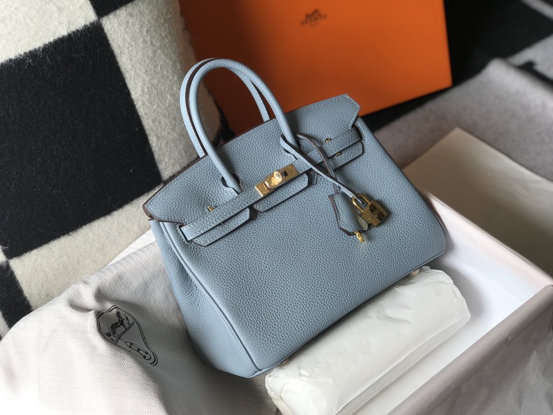 Top Quality Birkin Jean For Women Toned Blue Gold Travel Bag
