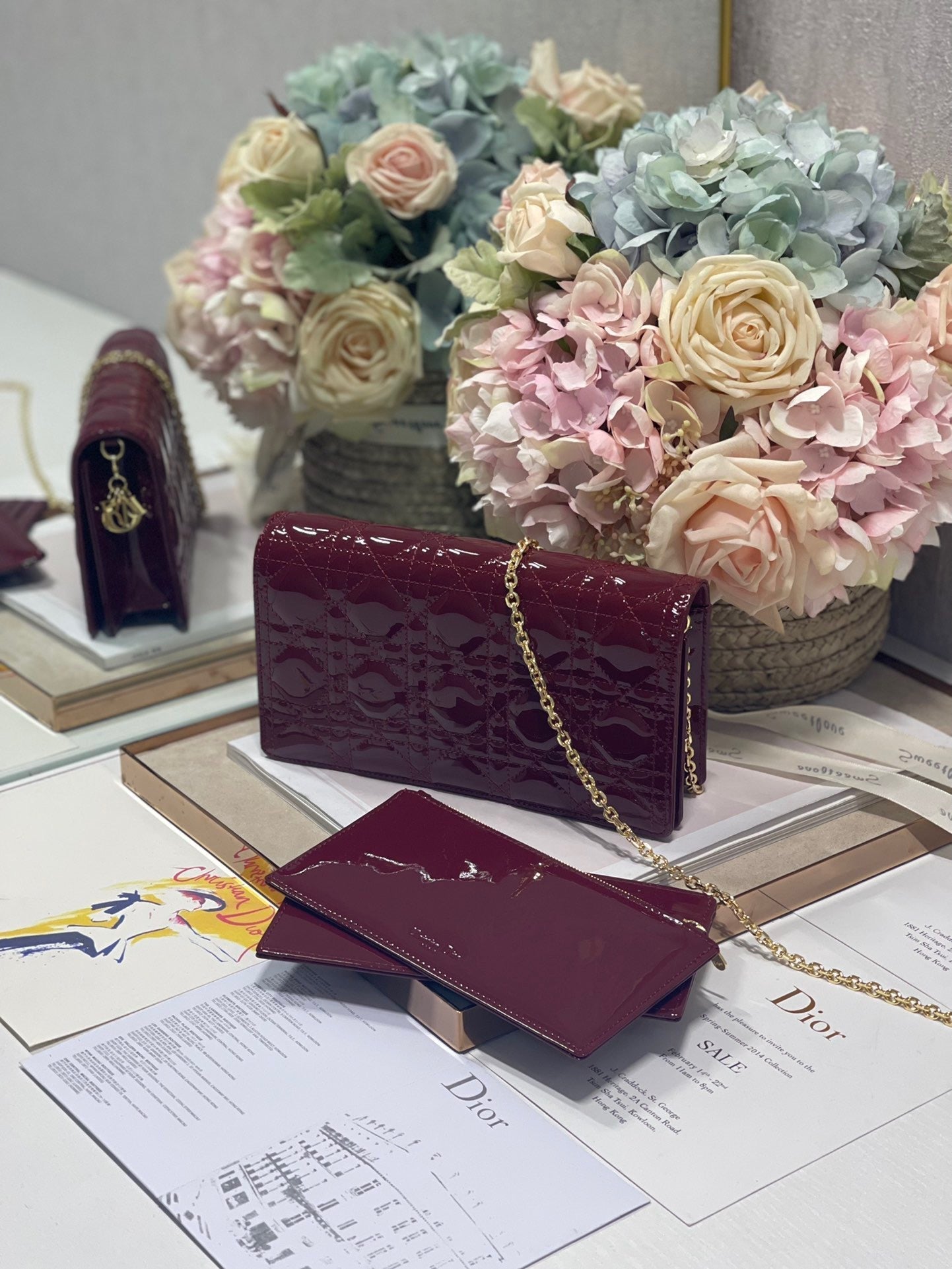 Lady Pouch Maroon Cd Travel Bag
