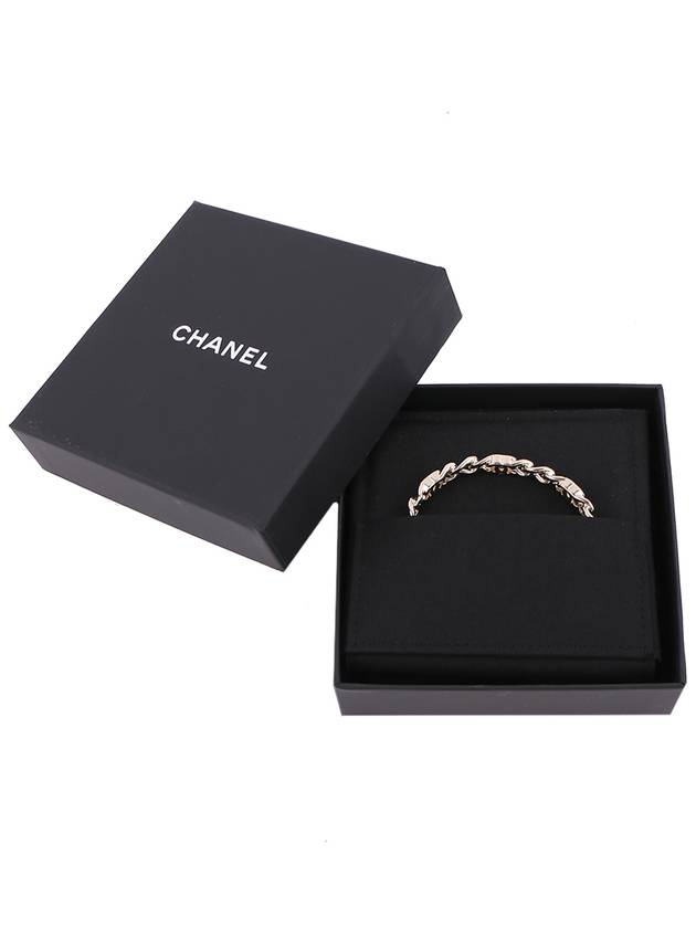 CC Logo Chain Cuff Bracelet Chanel