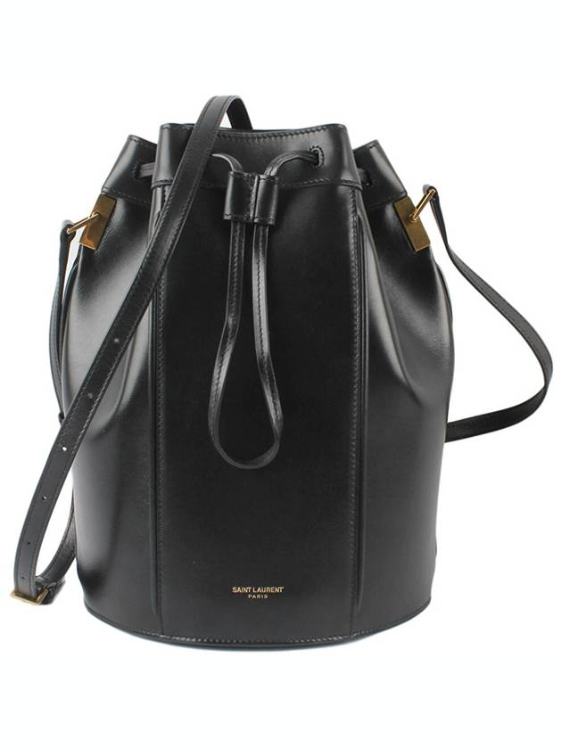 YSL Saint Laurent Saint Laurent Trending Talitha Bucket Bag Leather Black