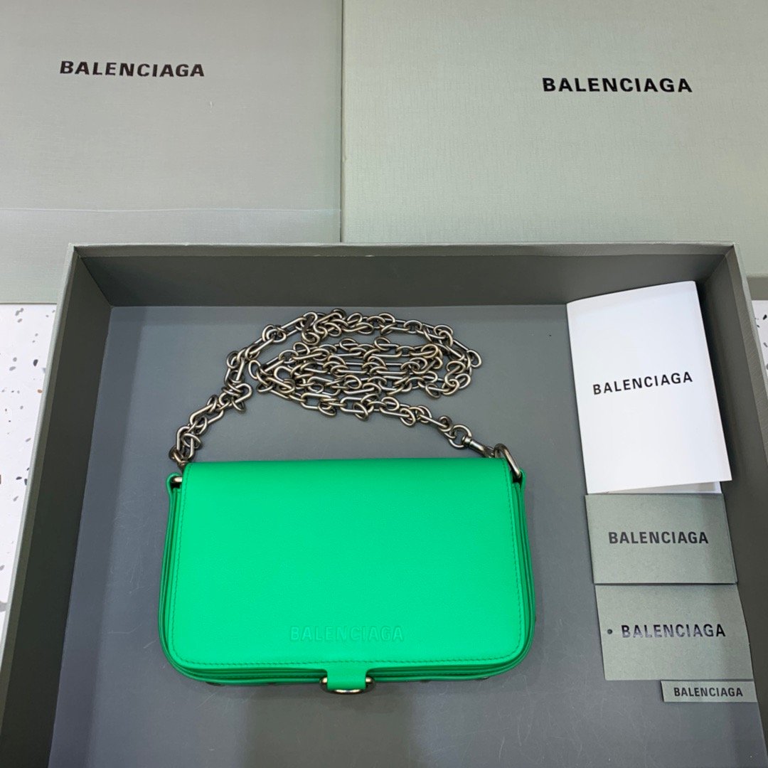 Top Quality Bondage Wallet With For Women Green Chain Travel Bag