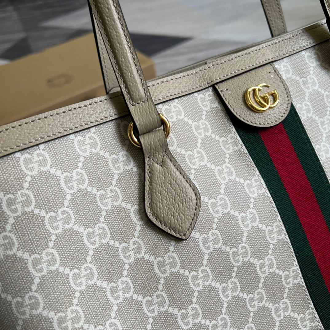 gg Ophidia gg , ’s Beige Medium Tote Bag