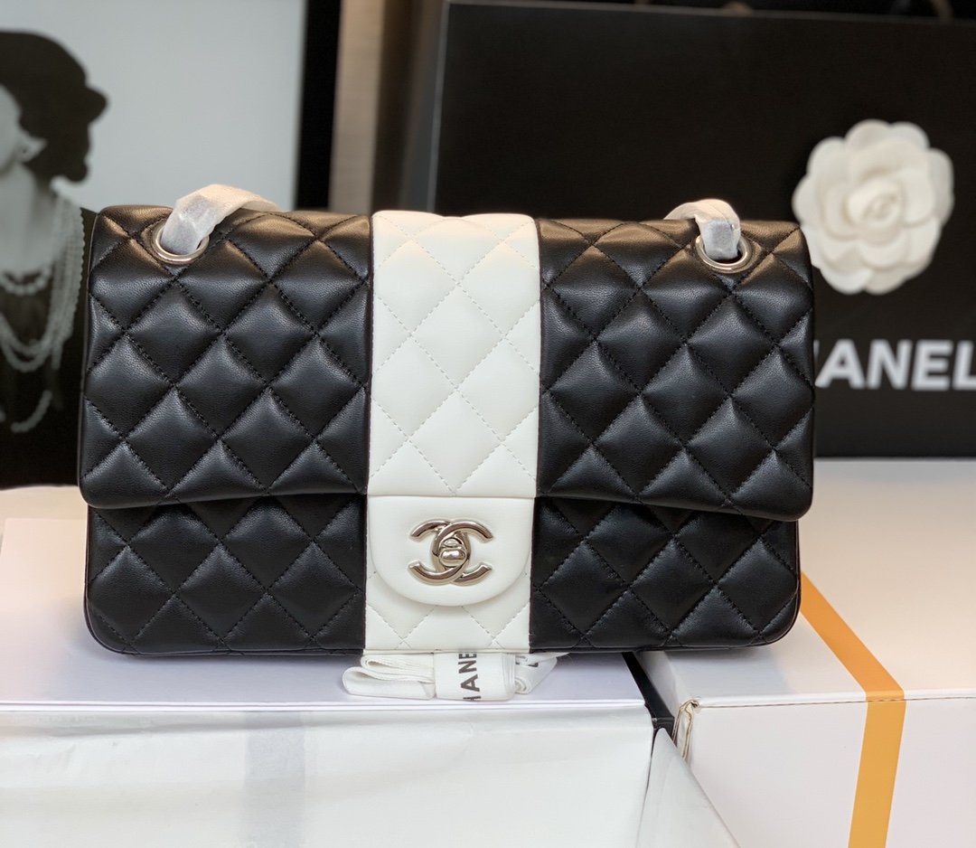 Chlmini Top Qualityap Bag And For Women Black White Travel Bag