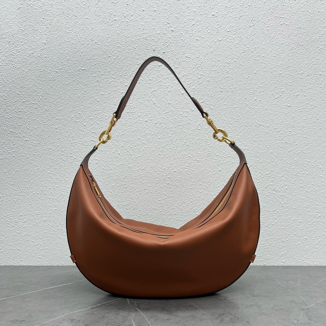 Top Quality Leandre Bag In Supple For Brown Medium Travel Bag