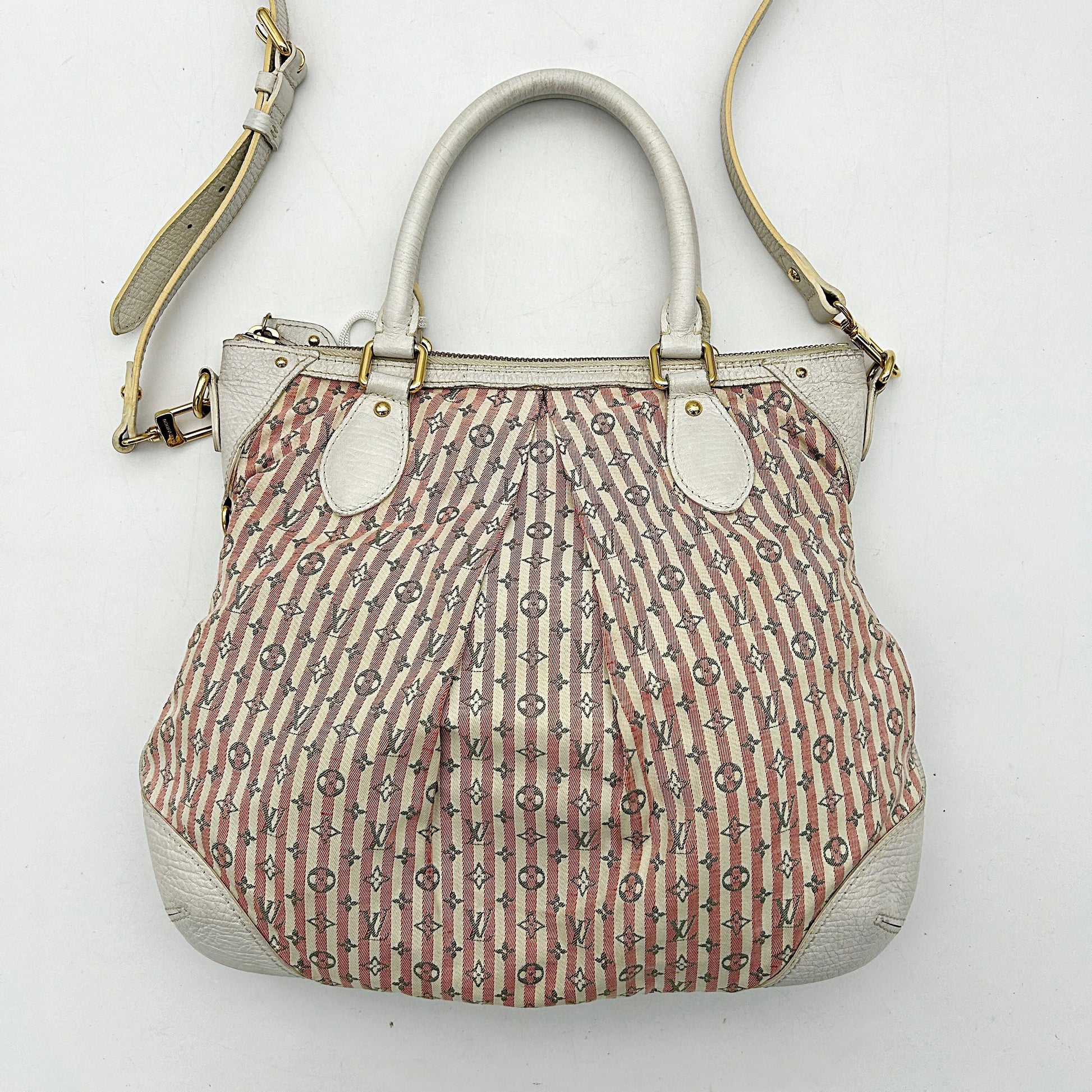 LOUIS VUITTON Mini Lin Croisette Marina PM Rouge LA5549