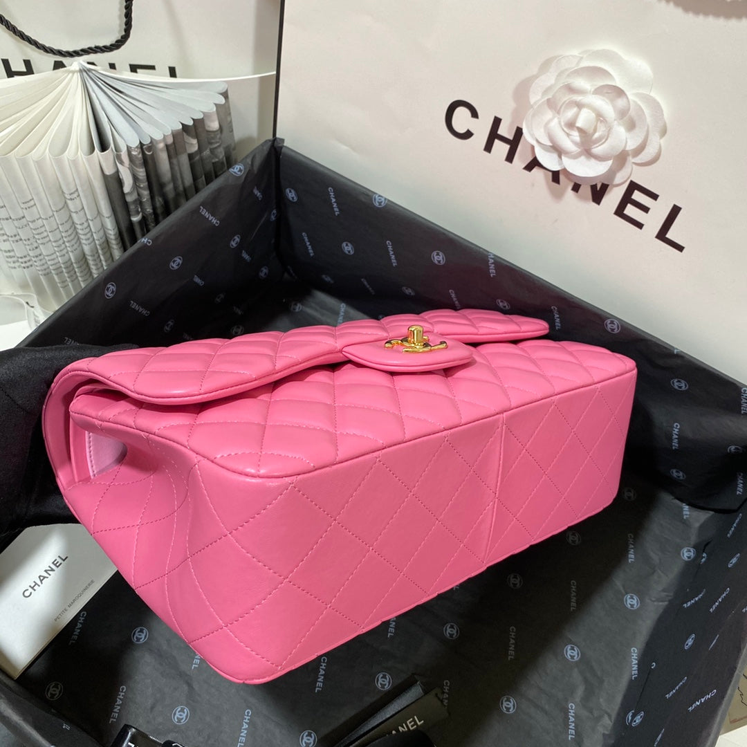 CHLLarge Classic Hardware PiNike , Gold Shoulder Bag