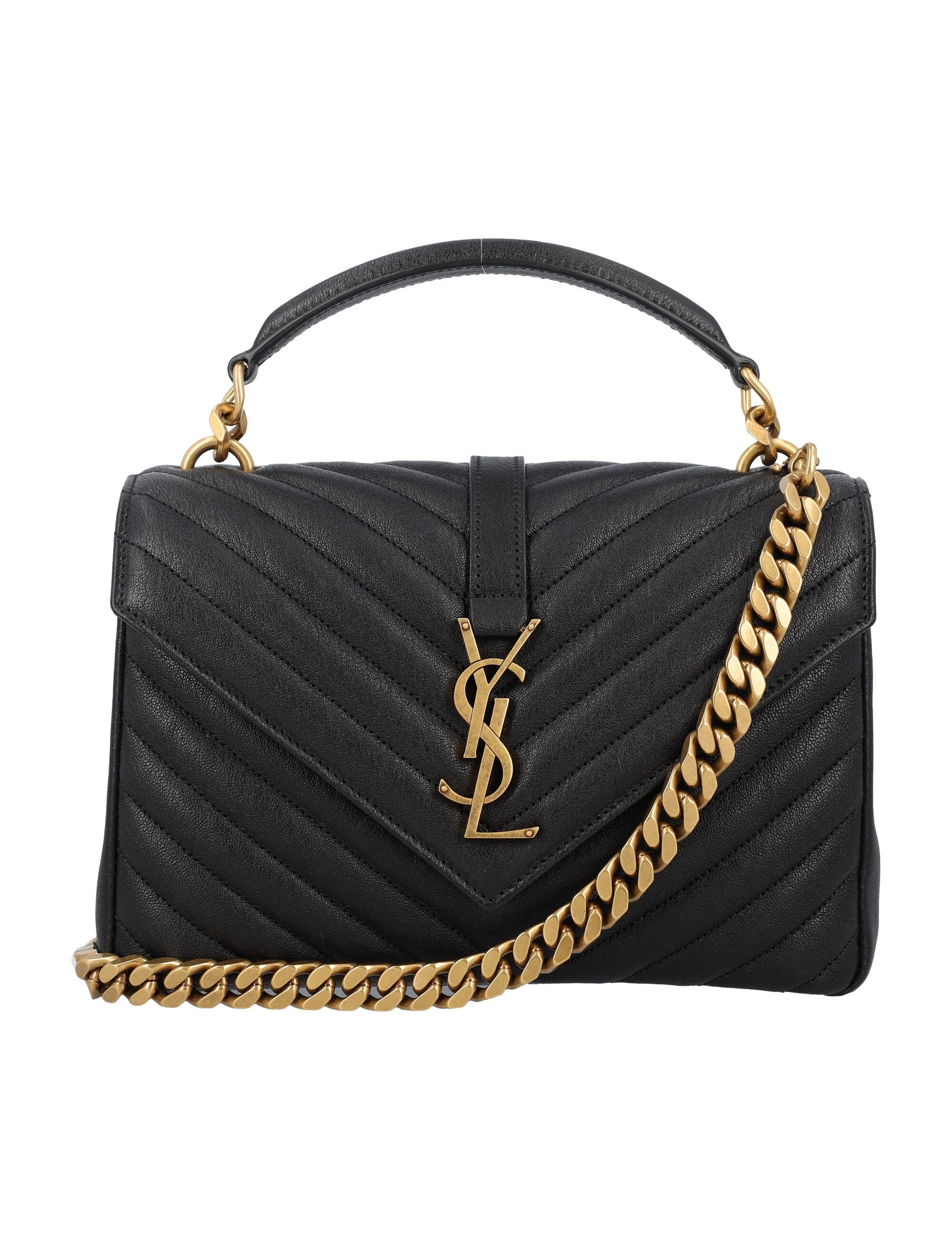 YSL Saint Laurent Trending Women Bo Mng College In Color Black Travel Bag