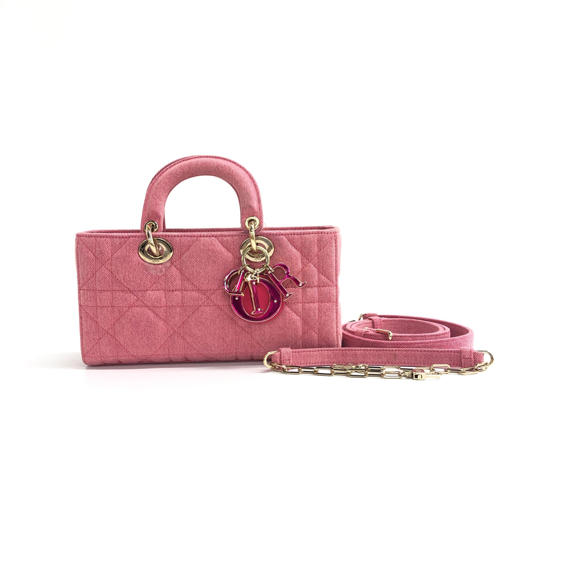Dior Lady Joy Shoulder Bag Denim
