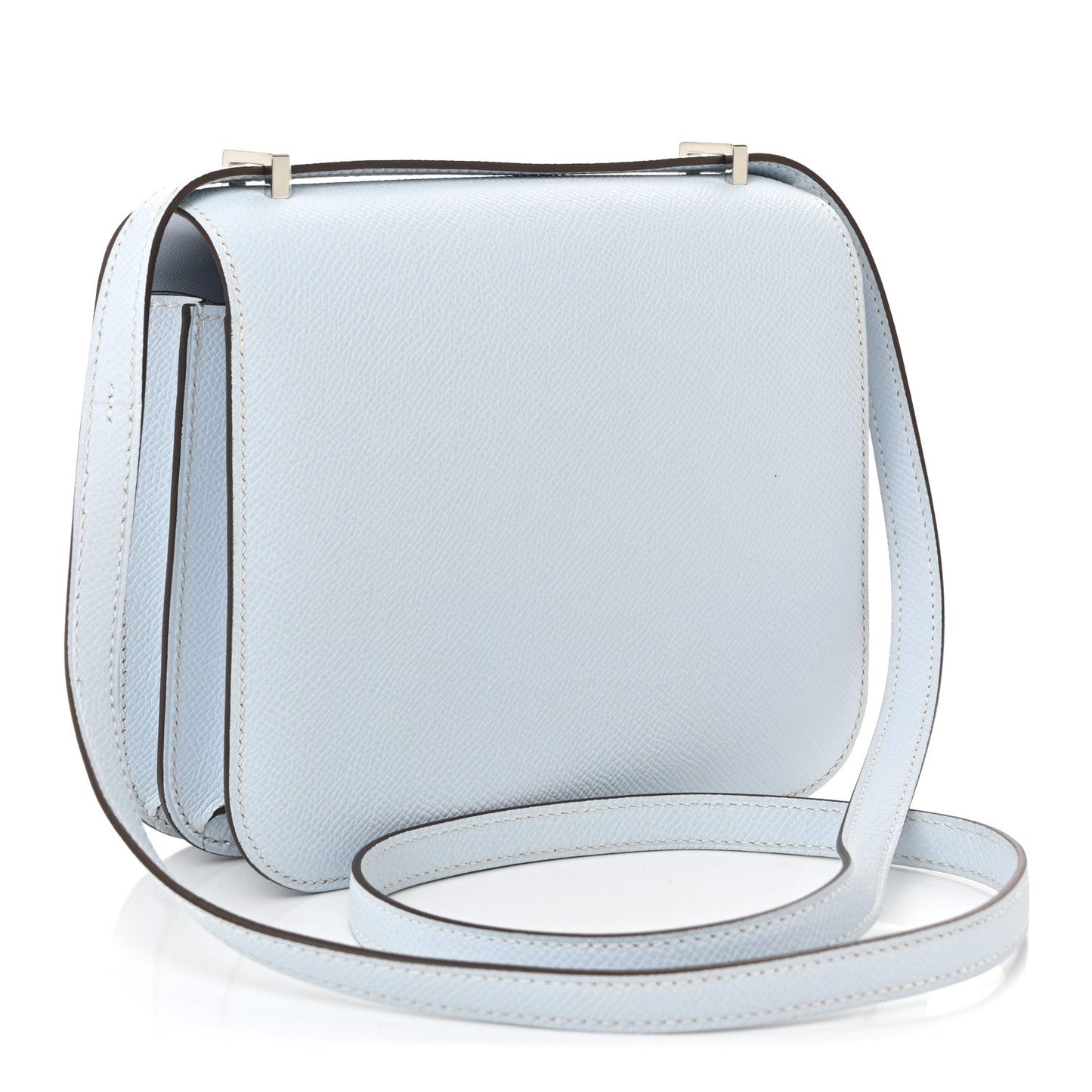 Hermes Epsom Constance Bleu Brume Handbag Travel Bag