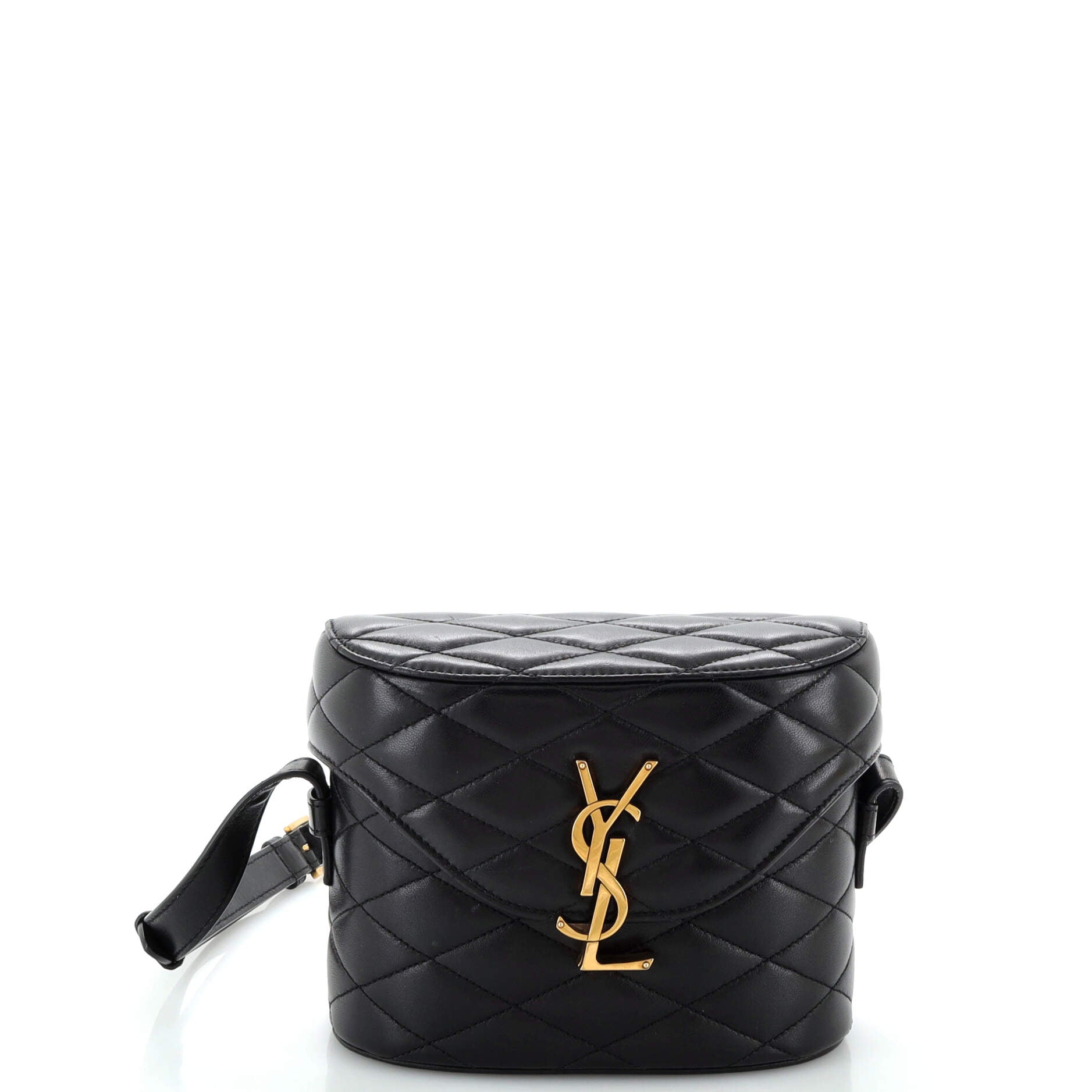 YSL Saint Laurent Saint Laurent Trending June Box Bag Leather Quilted Travel Bag