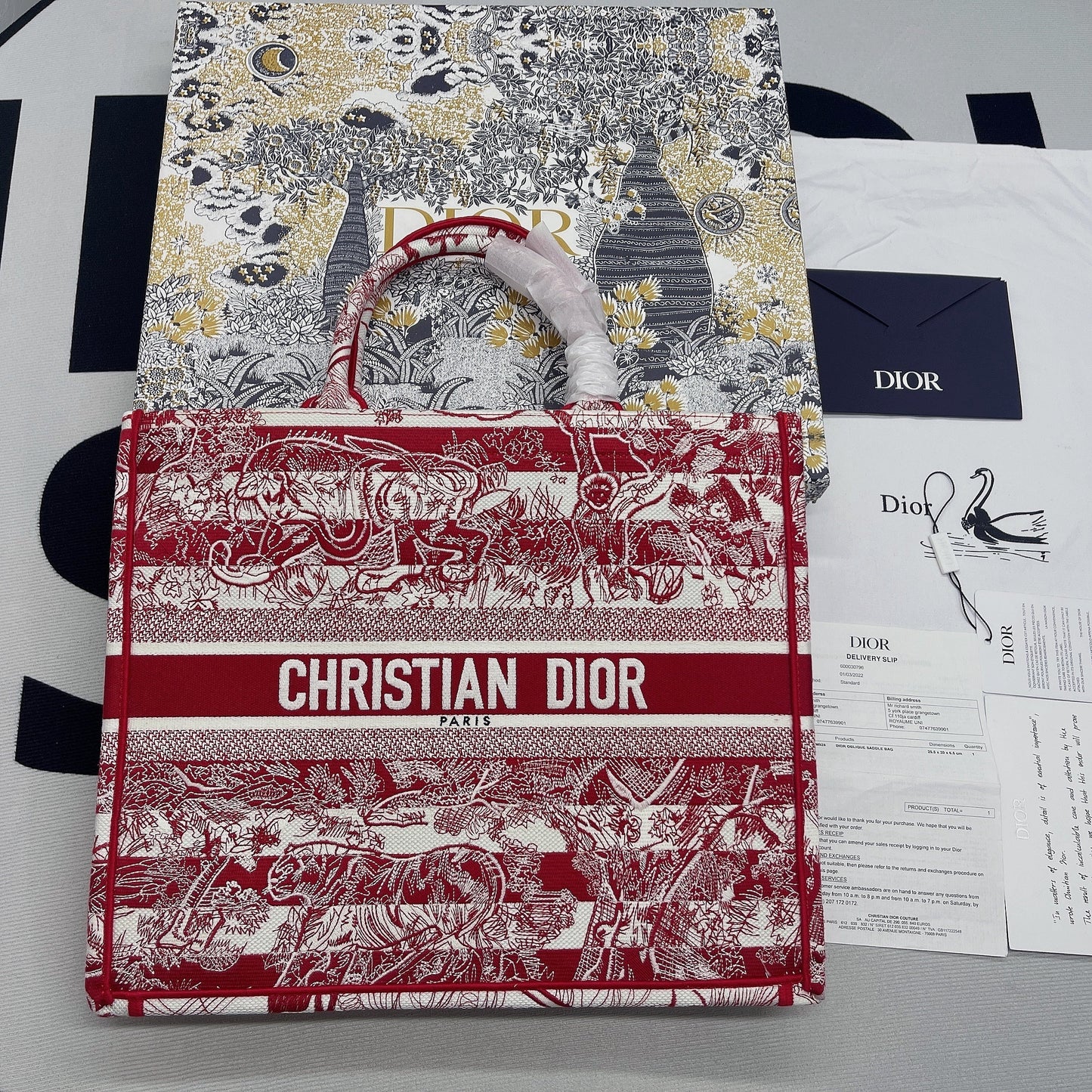 Book Cd Red Large Book Tote Bag 165In42Cm Cd