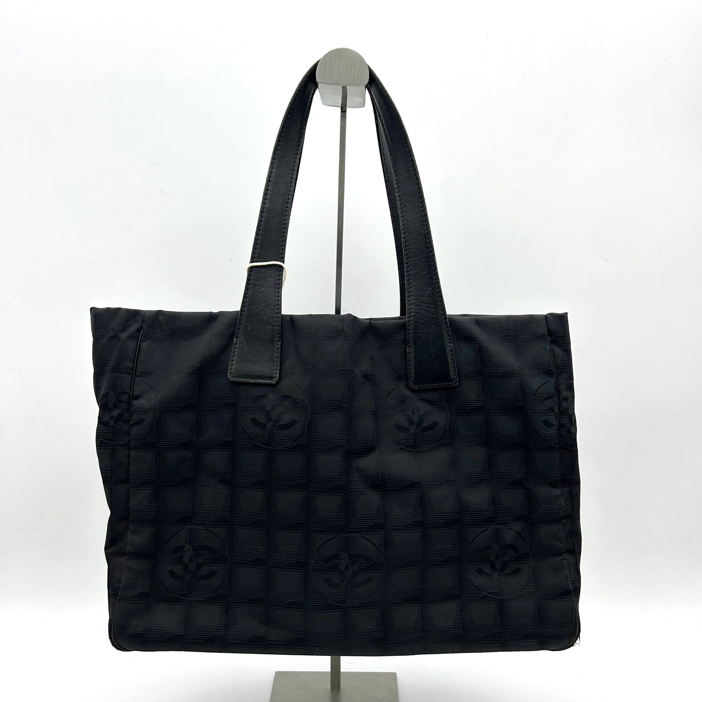 Chanel Tote Bagtravel Line Nylon Black  WD