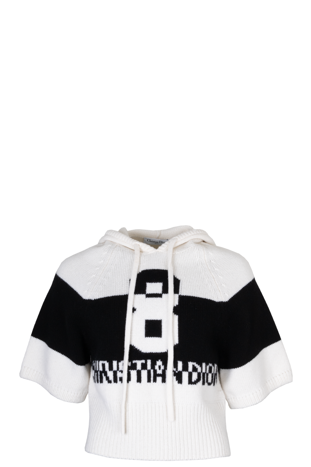 Dior 8 Knit Top Black White Handbag