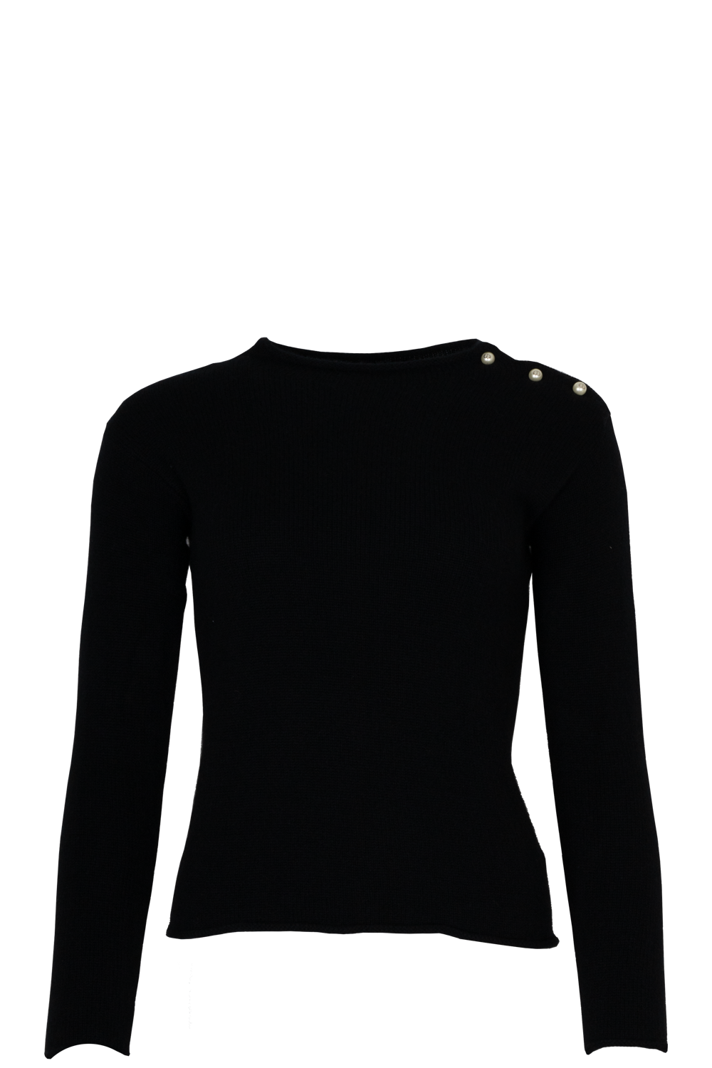 Dior Buttoned Knit Cashmere Black Handbag