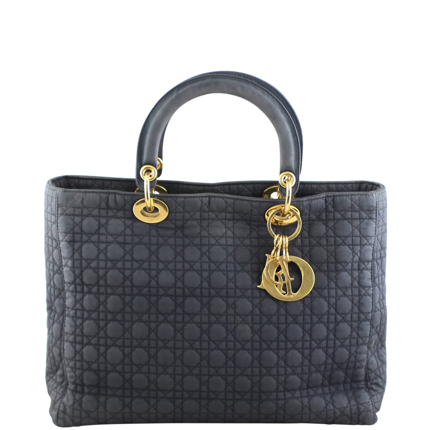 Dior Handbag Lady Cannage Bag Canvas Quilted