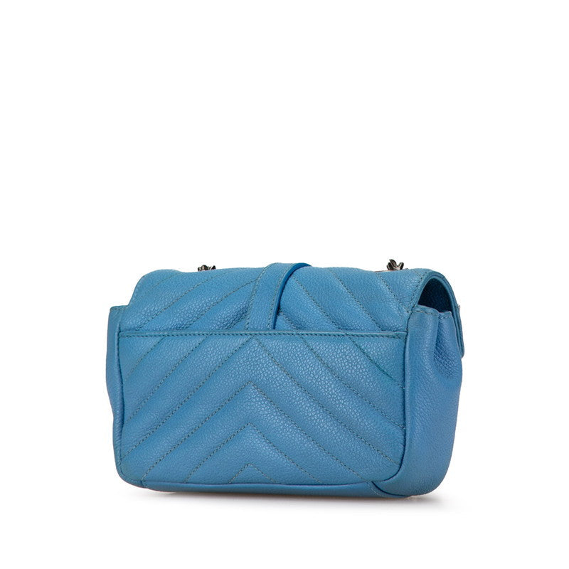 YSL Saint Laurent Chyc Shoulder Bag Leather Baby