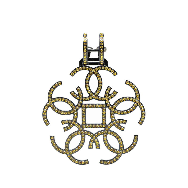 Chanel Metal Coco Mark Rhinestone Single Earring B17S Bag