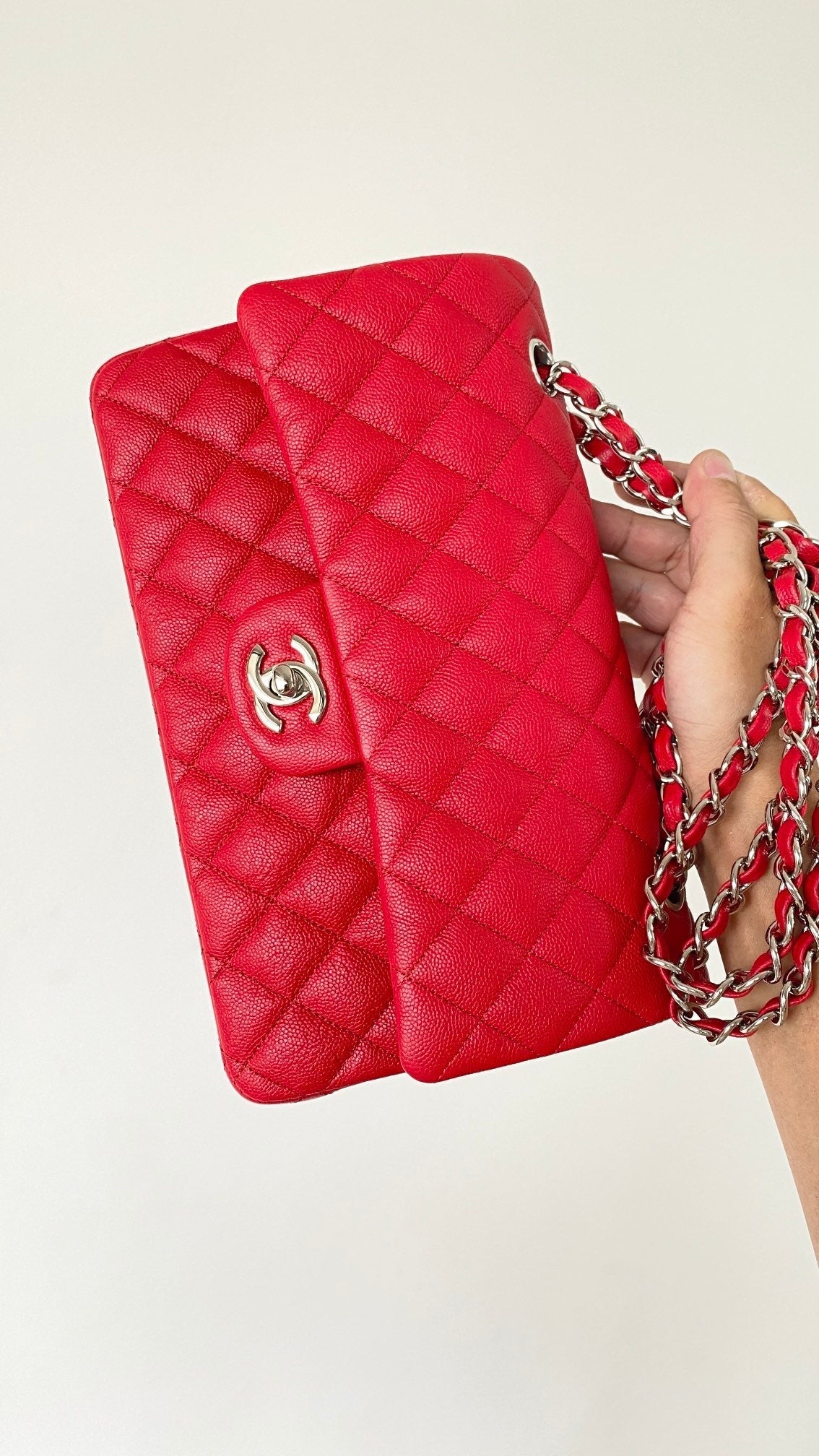 Chlsmall Classic Handbag For Women Bags Red Travel Bag