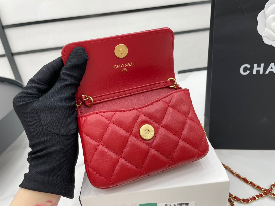 CHL Classic Top Qualitystressed 4.7in Red Travel Bag